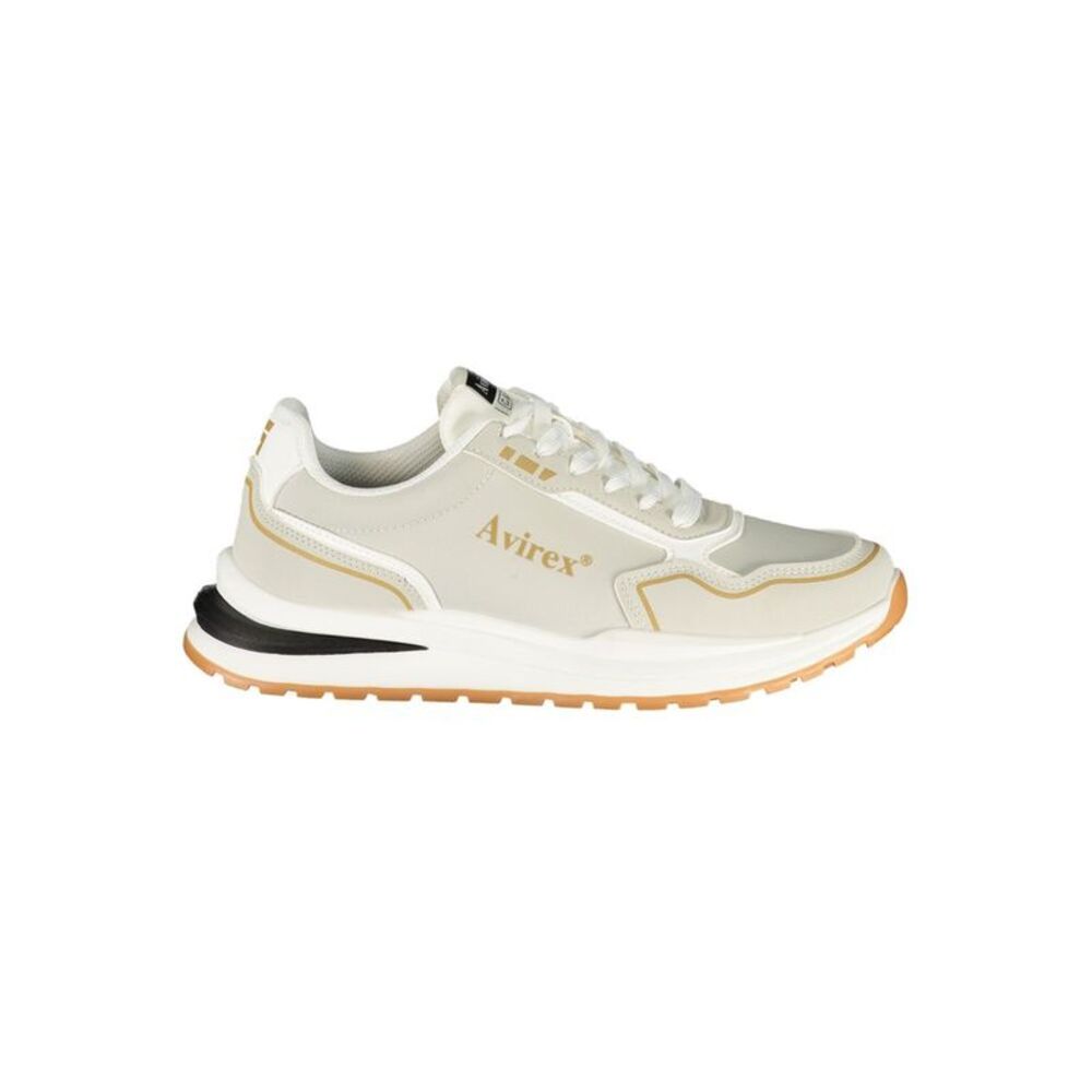 Avirex Gray Polyurethane Men's Men's Sneaker